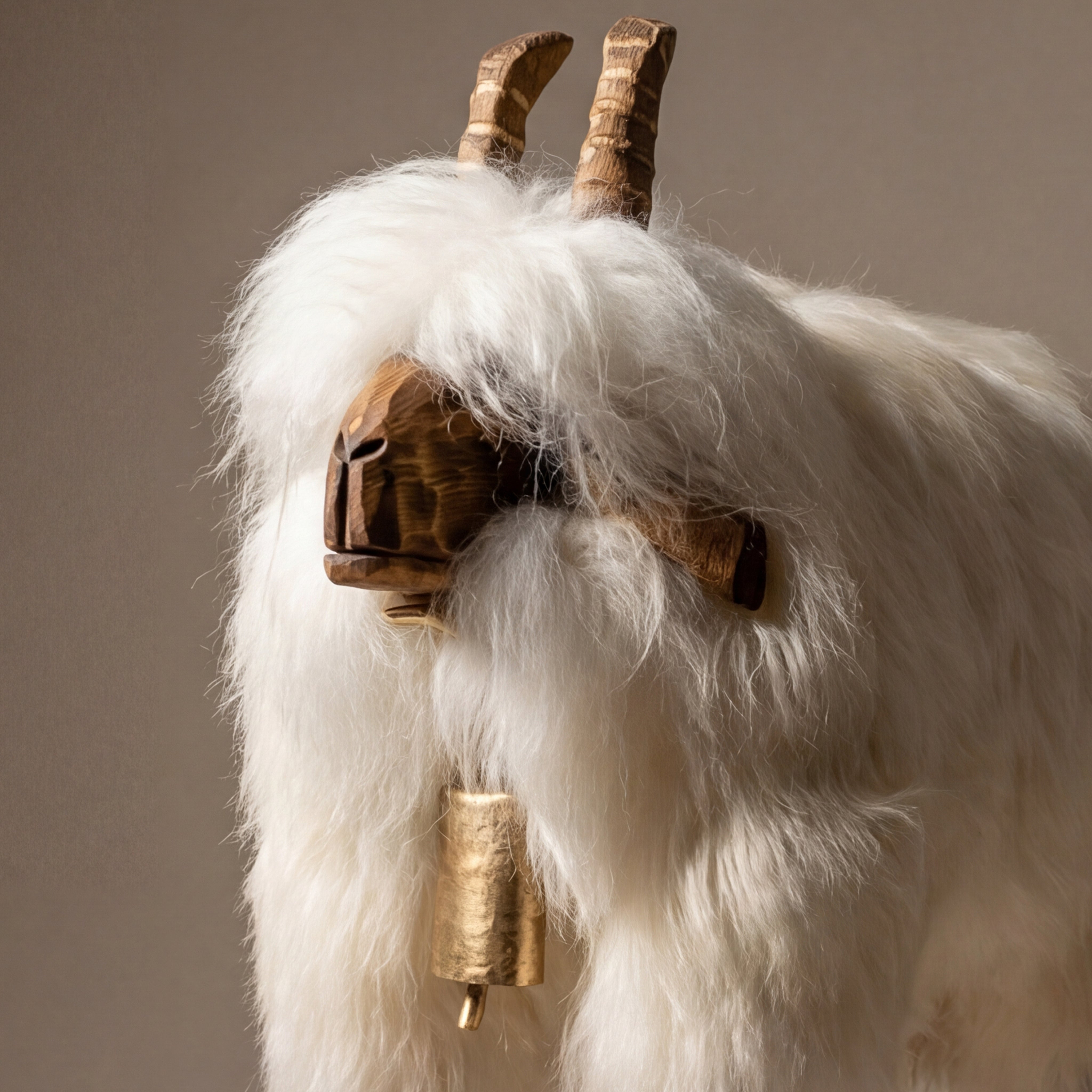 Design bar stool animal stool sheep stool "Resi" the cheeky goat" Iceland white