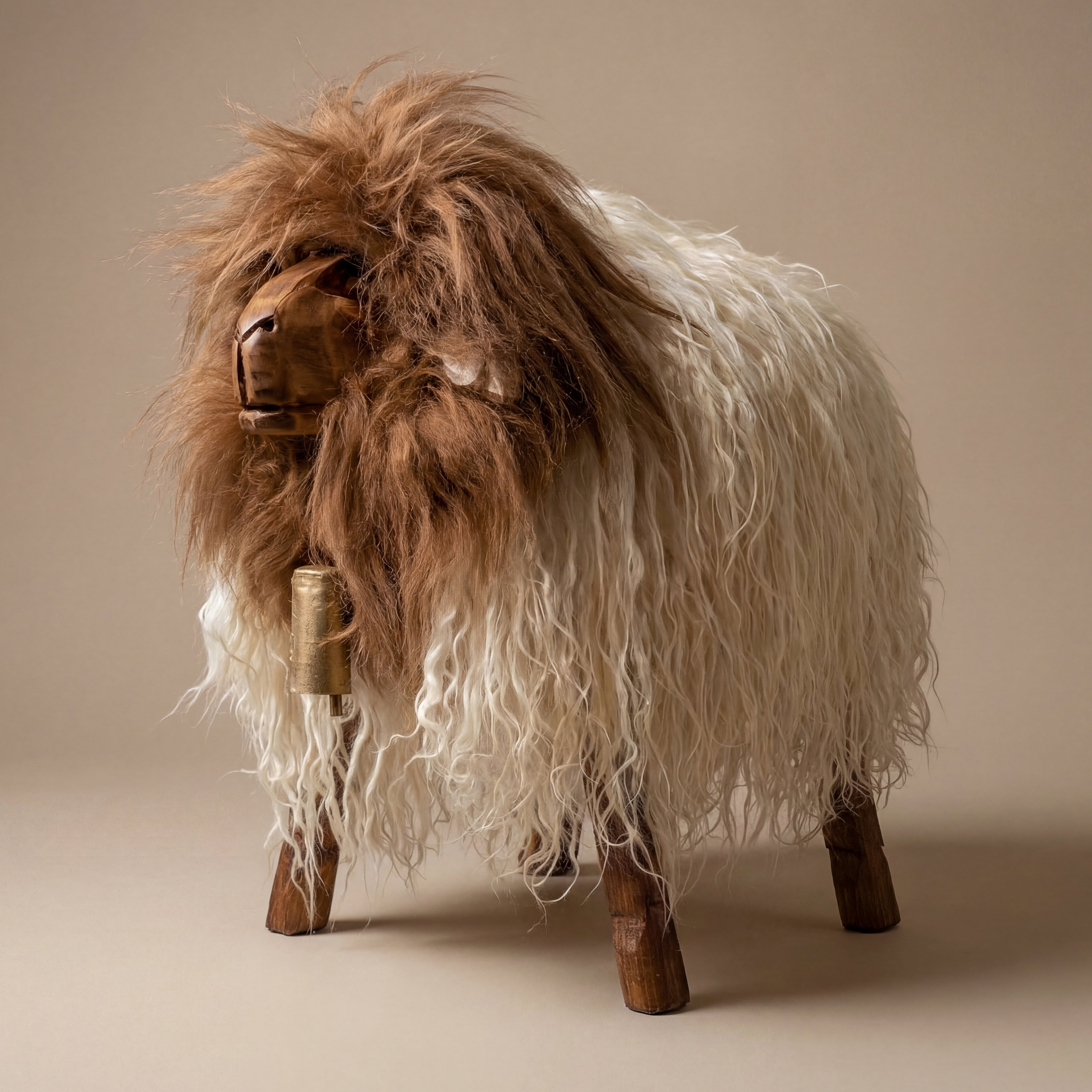 Premium sheep stool Lady »Elsa« Madl designer animal stool