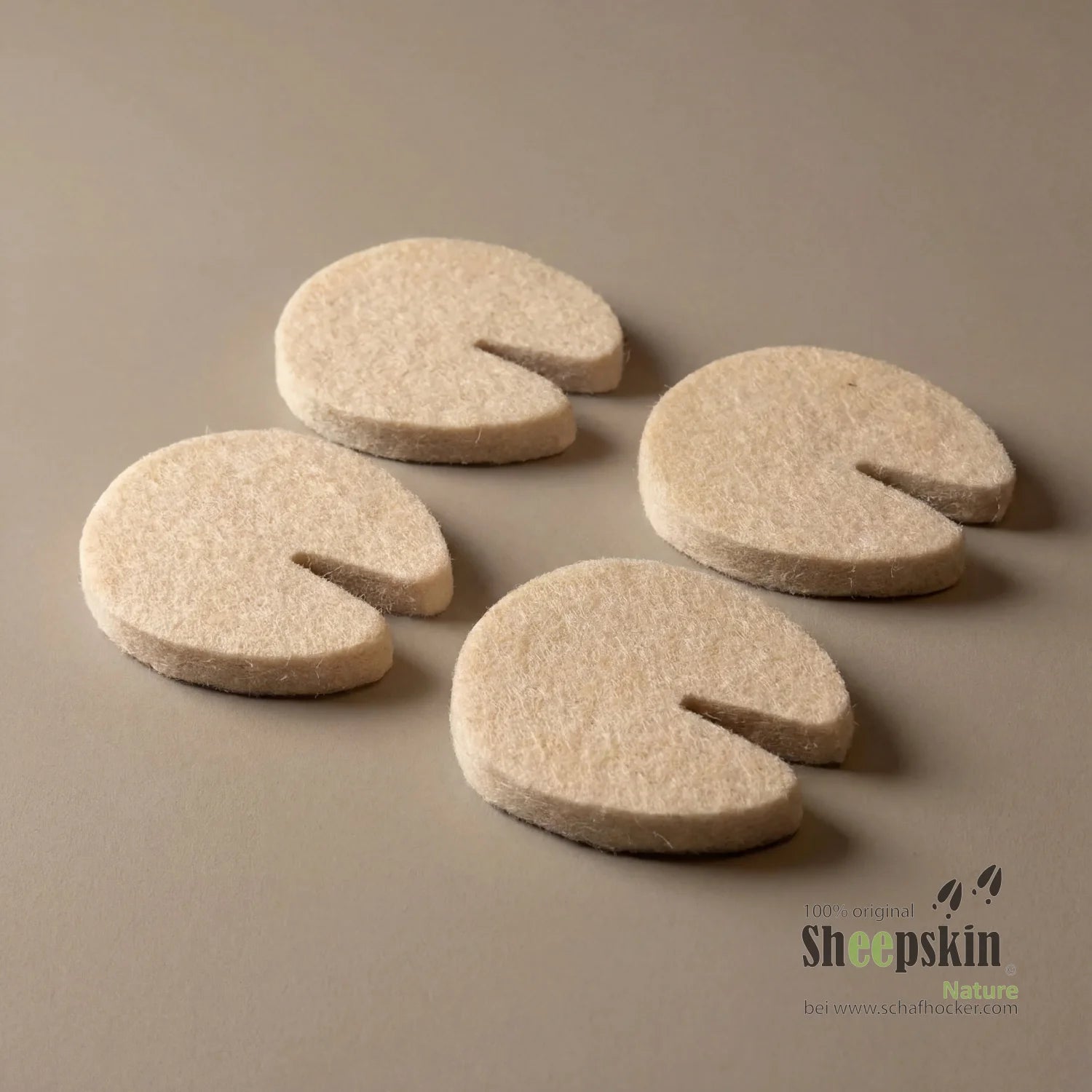 Bodenschoner-Set 4 Stück - Premium Naturfilz-Pads für