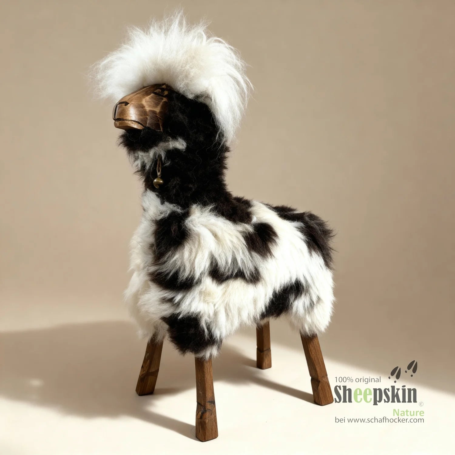 Designer Schafhocker limited Alpaka Helga Hocker Tierhocker