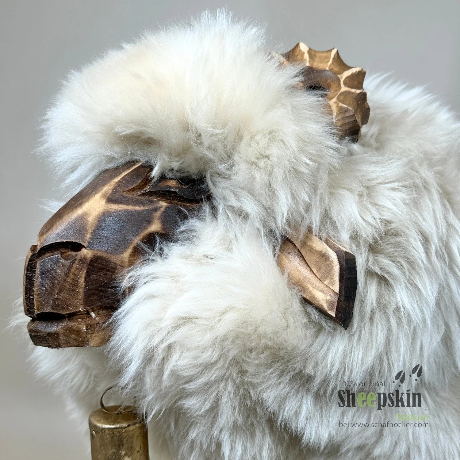 Schafhocker ➳ Toni der elegante Bua champagner Hocker