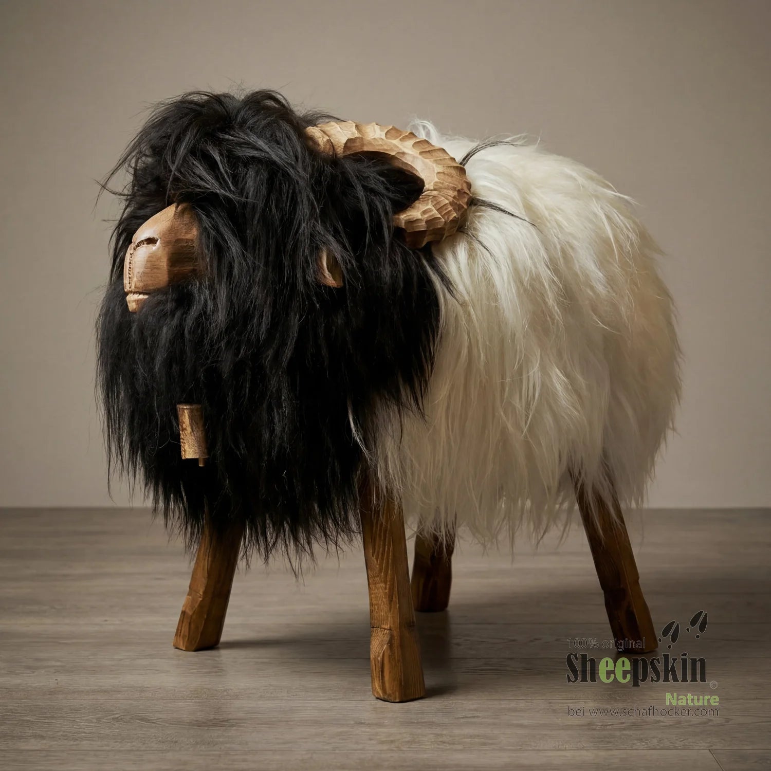 Premium Design Schafhocker Tierhocker Mufflon »Peppi«