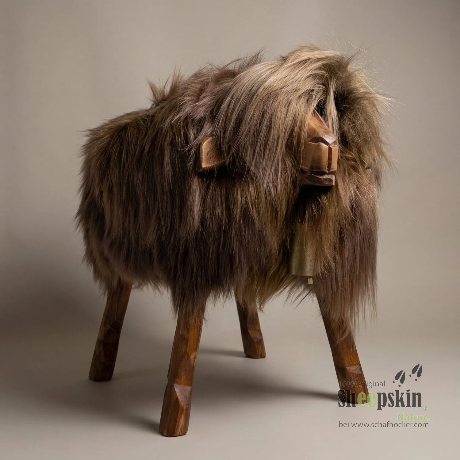 Premium Tierhocker Schafhocker »Antonia« das wilde Madl fox