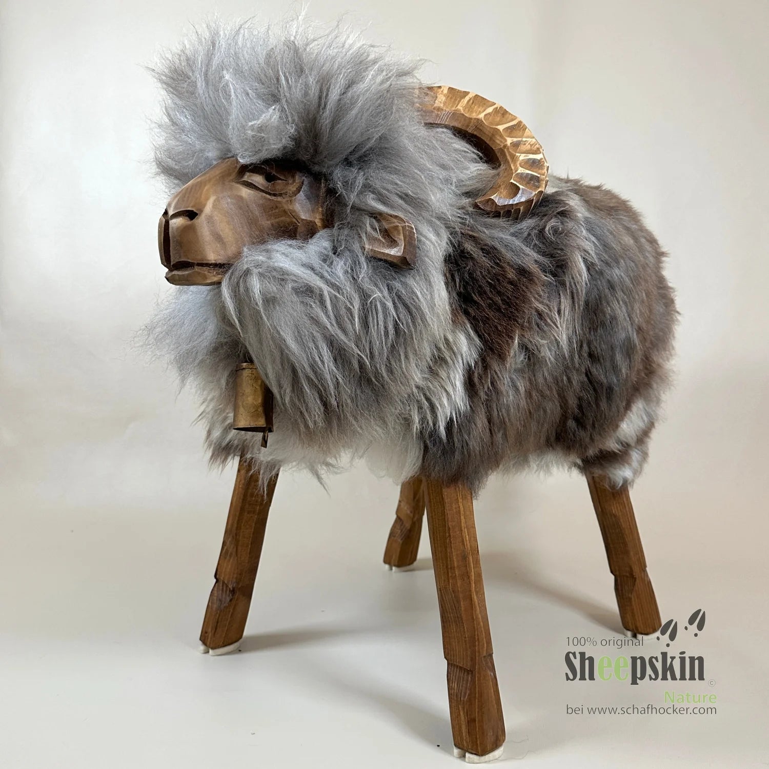 Premium Design Tierhocker ➤ Schafhocker Sir Adam das