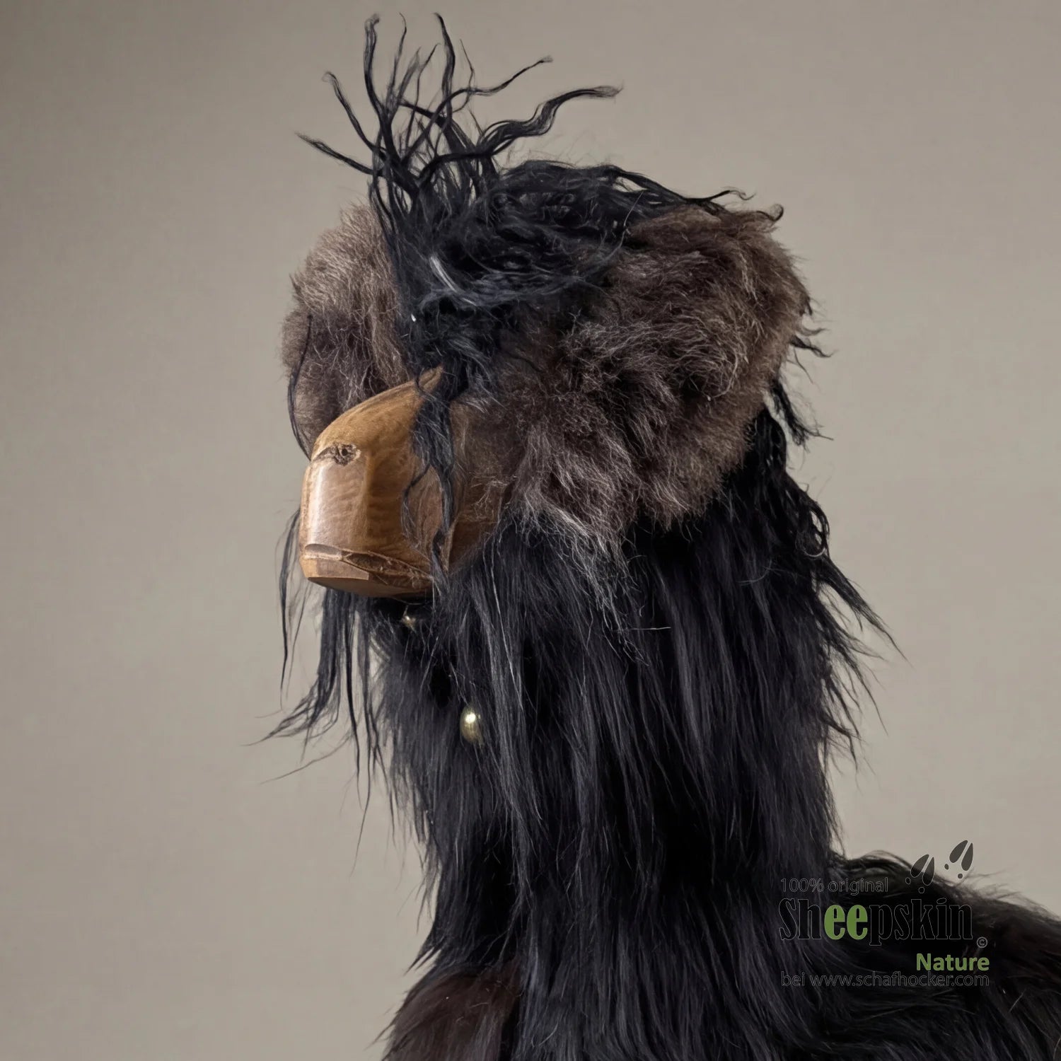 Schafhocker Alpaka »Kusco« Designer Hocker Tierhocker