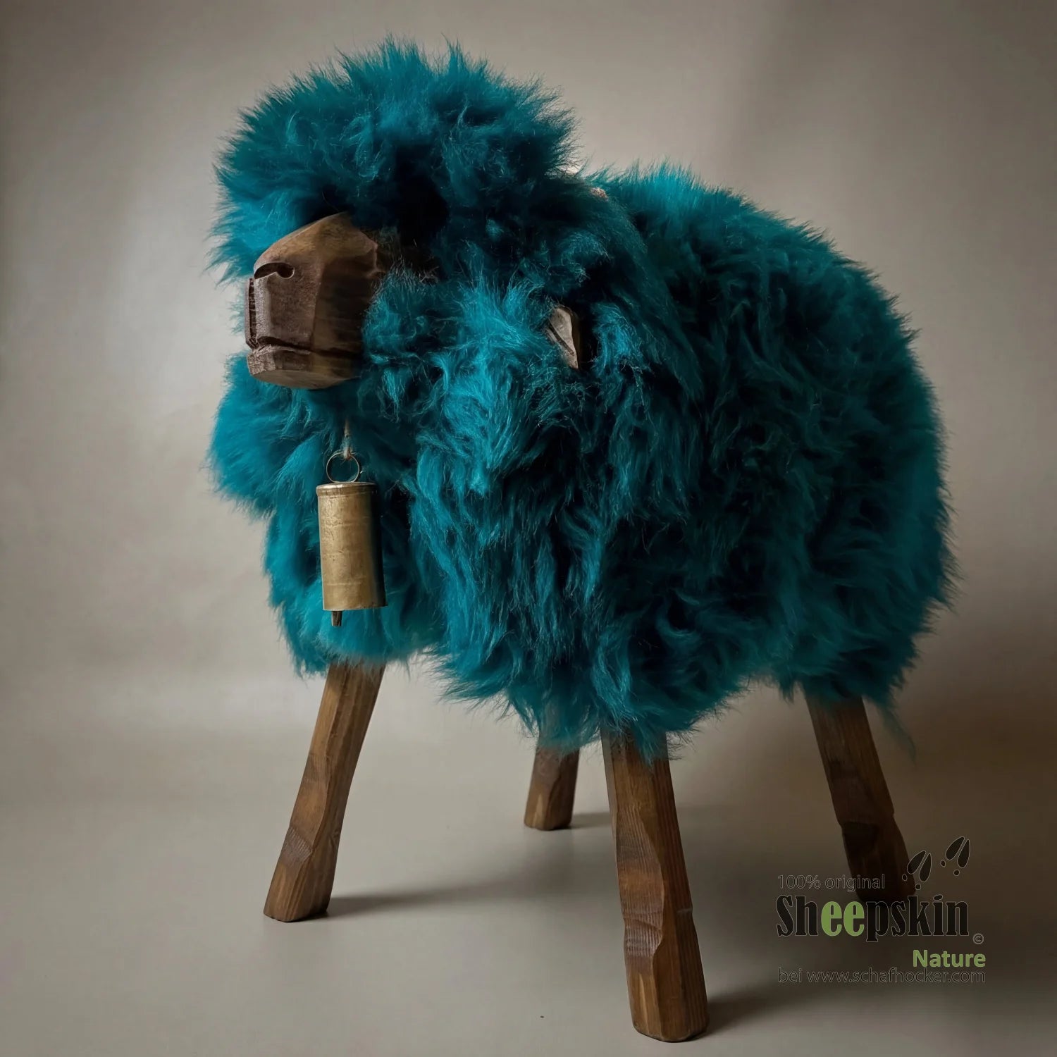 Schafhocker »Emil« der glamouröse Bua petrol Designer