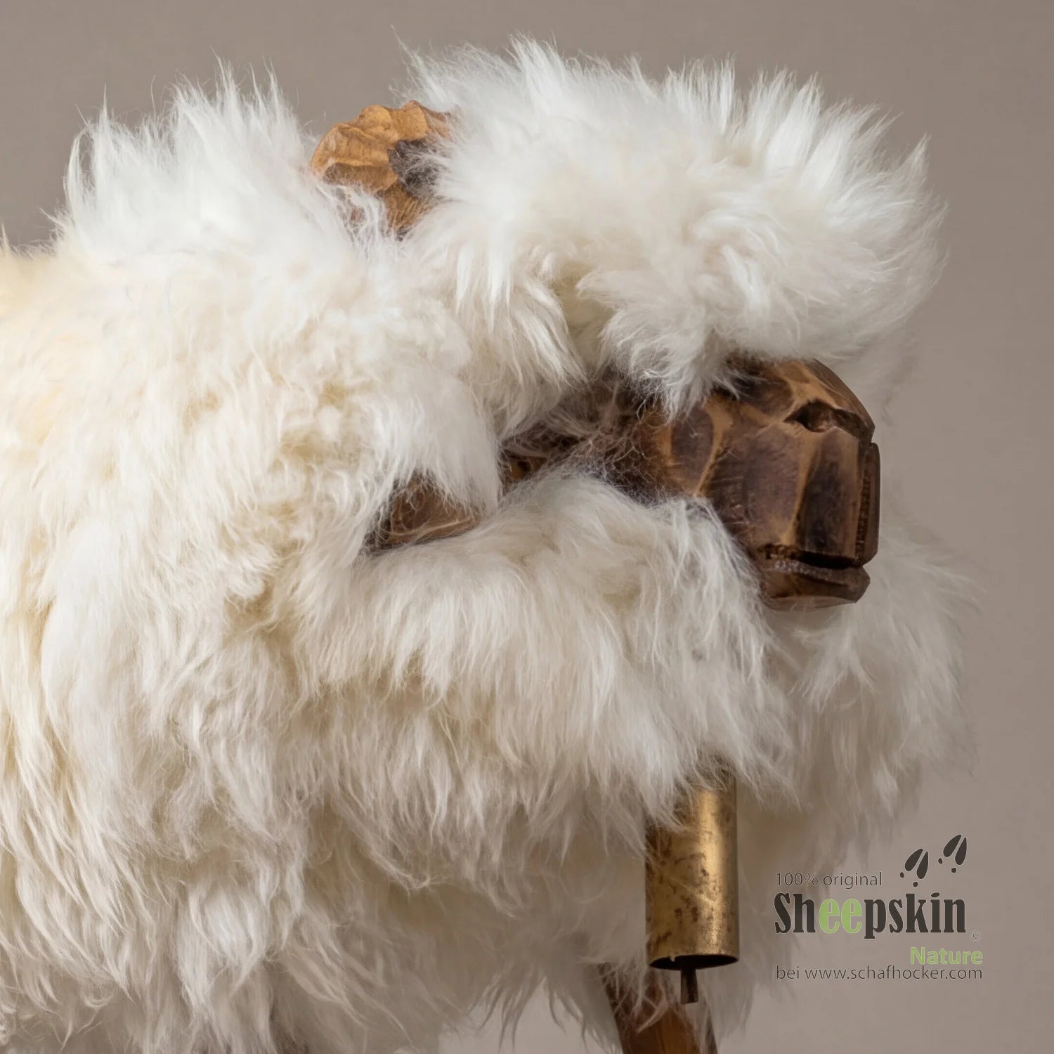 Schafhocker »Erich« das Schaukelschaf eisbär weiß für