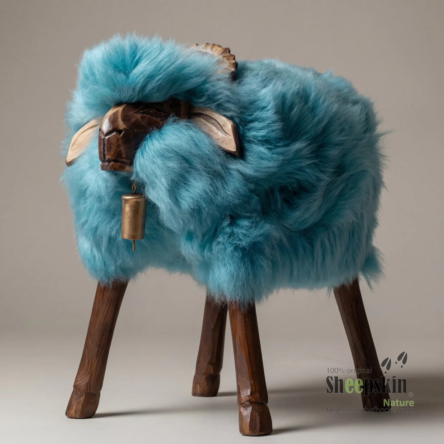 Schafhocker »Henry« der elegante Bua türkis Designer