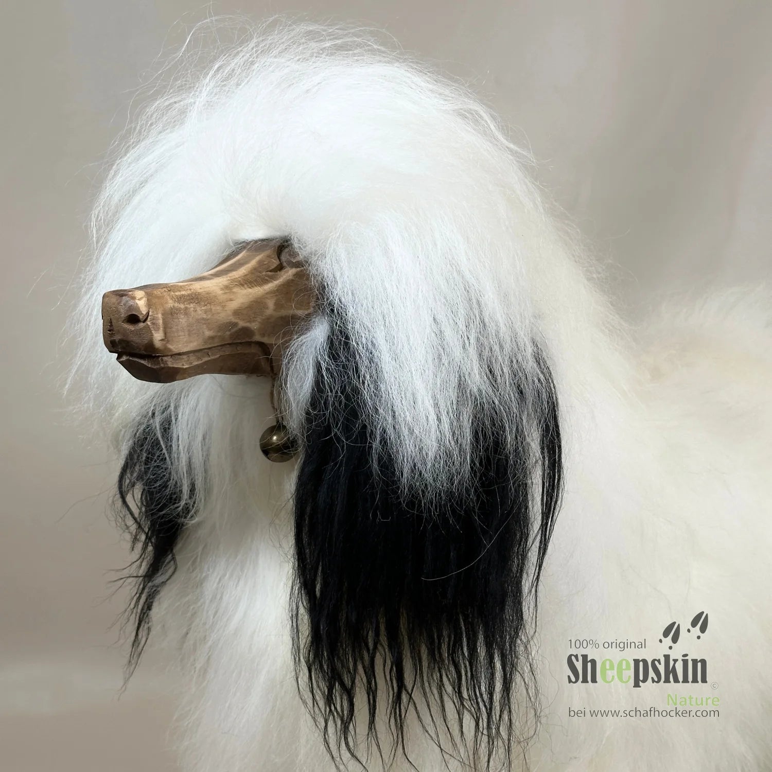 Tierhocker Hund 🐩 Bello Islandfell weiß Hocker Fellbank