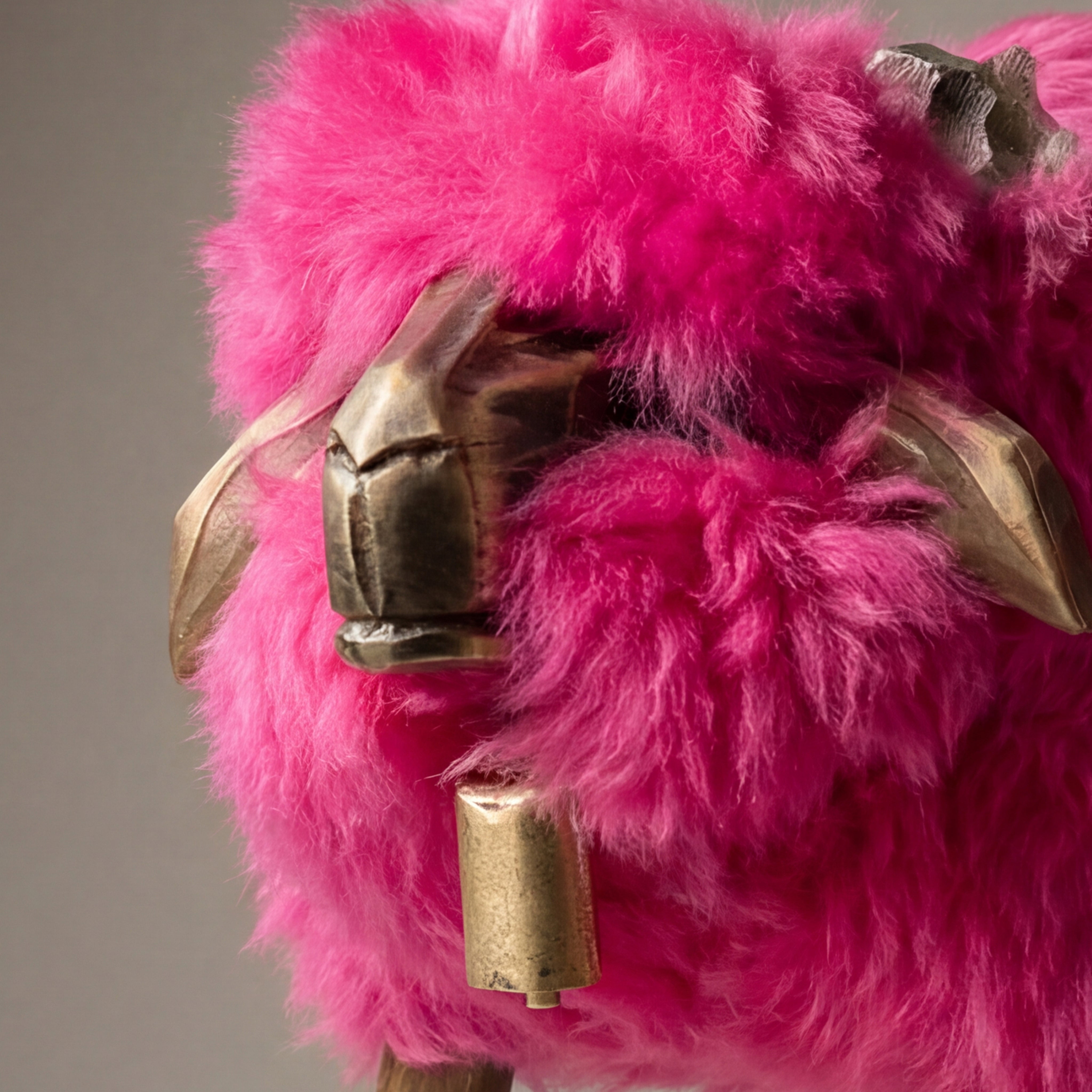 Schafhocker »Tobi« der extravagante Bua pink Designer Tierhocker Widder