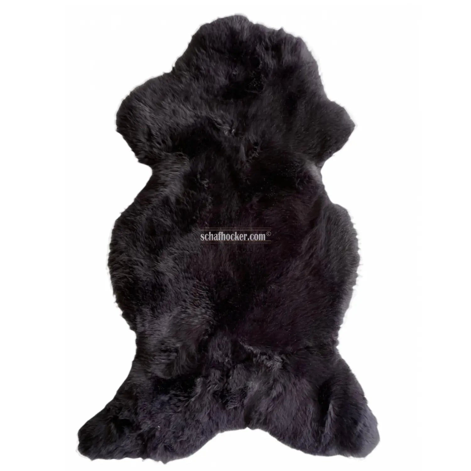 Seat cushion 110-120cm fur “anthracite” – handgefertigte