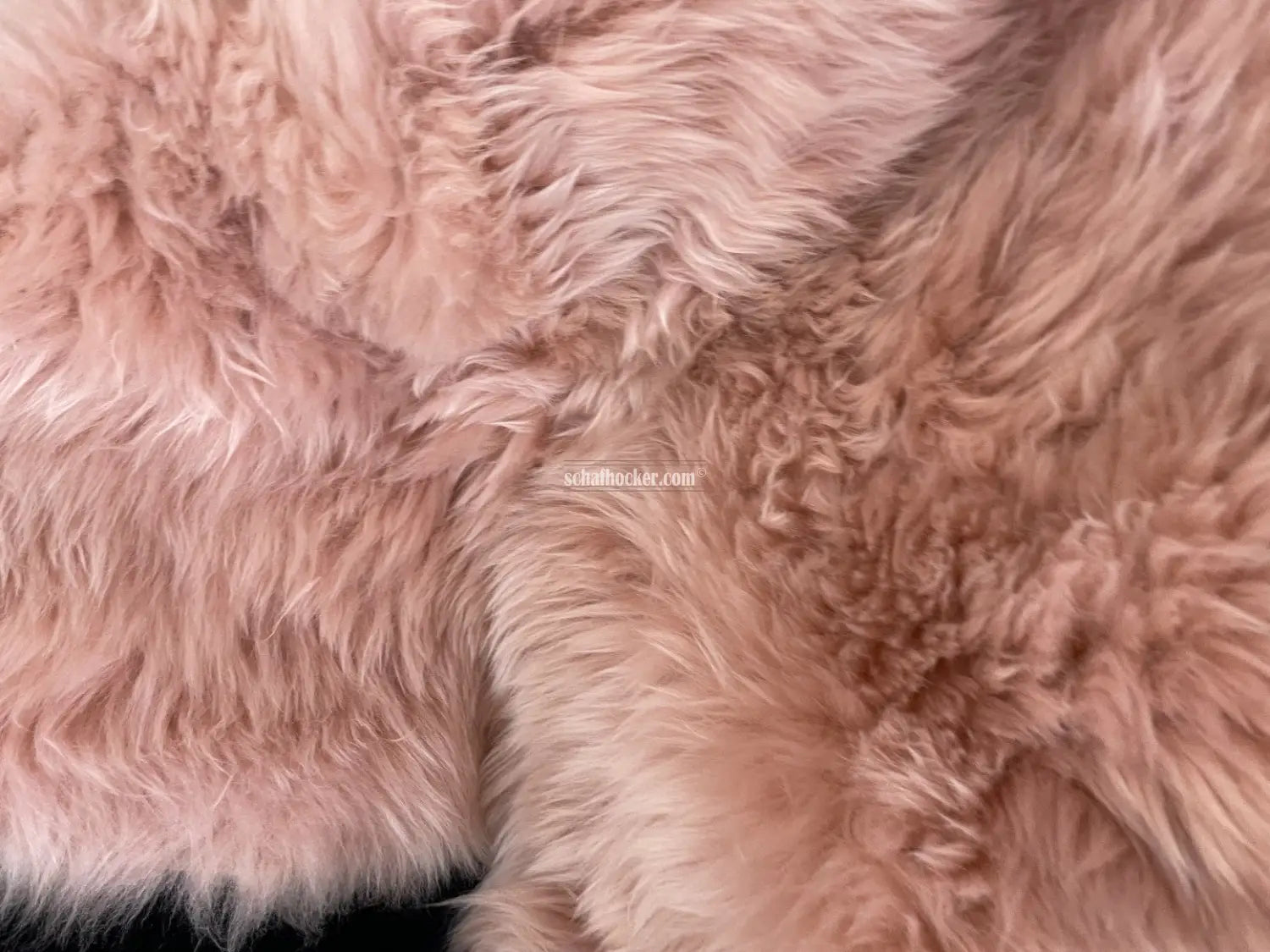 Seat cushion 110-120cm real fur sugar pink – handgefertigte Tierhocker  für Zuhause