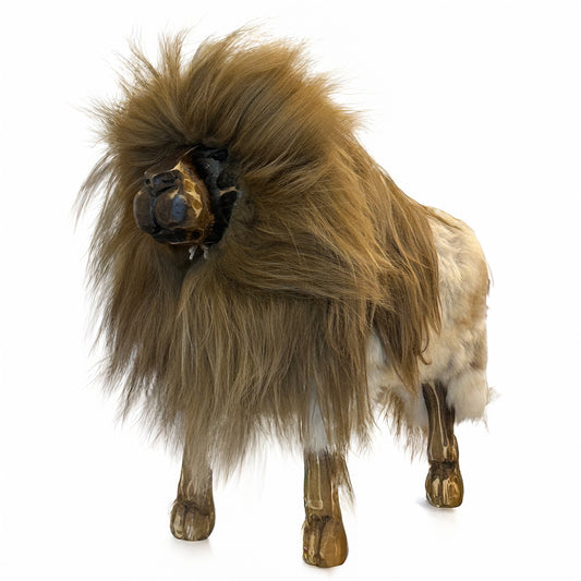 Tabouret mouton lion Simba tabouret design tabouret animal