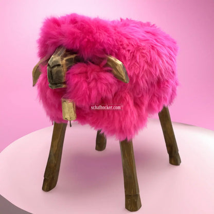 Schafhocker ➳ Mia das farbenfrohe Madl pink Designer