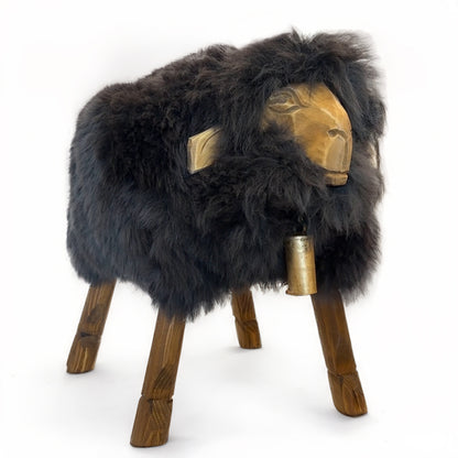 Ovčí stolička ➳ Michi the cool girl ➳ antracitová stolička designová zvířecí stolička ovce