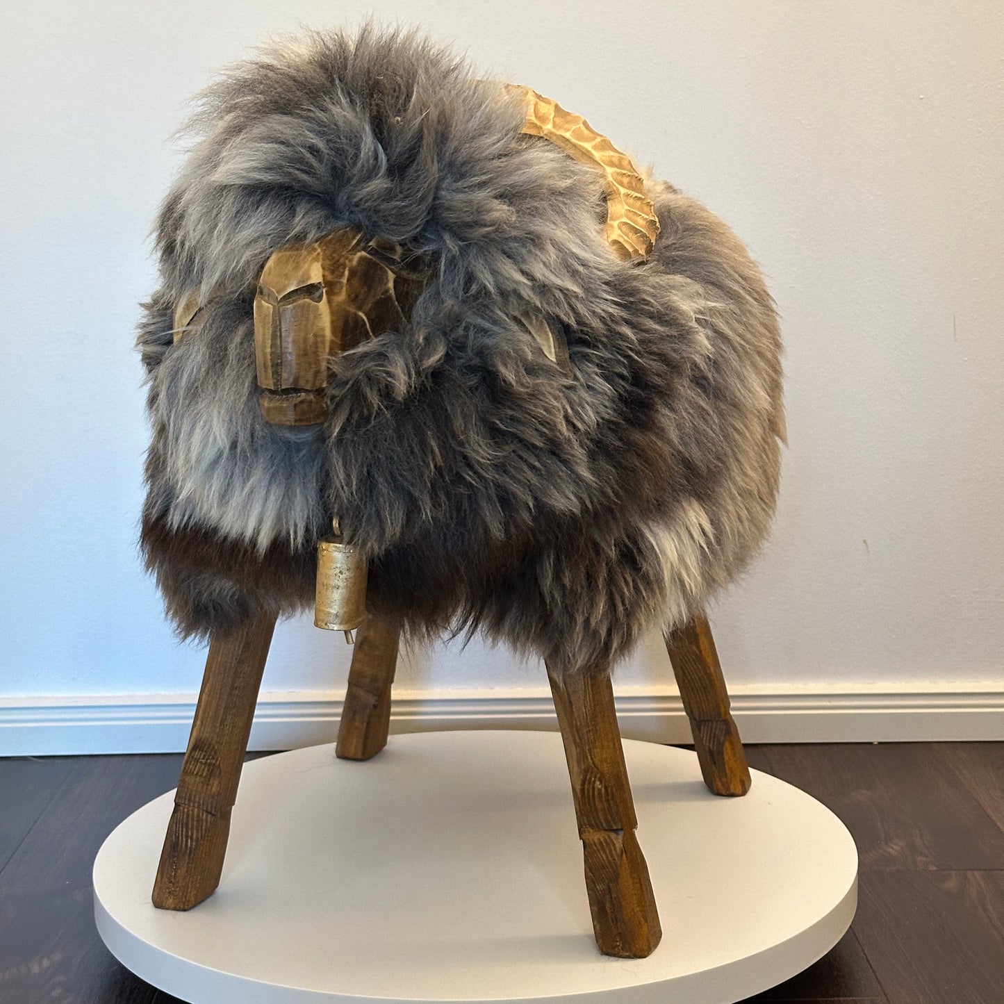 absolute unique piece | Sheep stool Mouflon Maurice | Designer chair