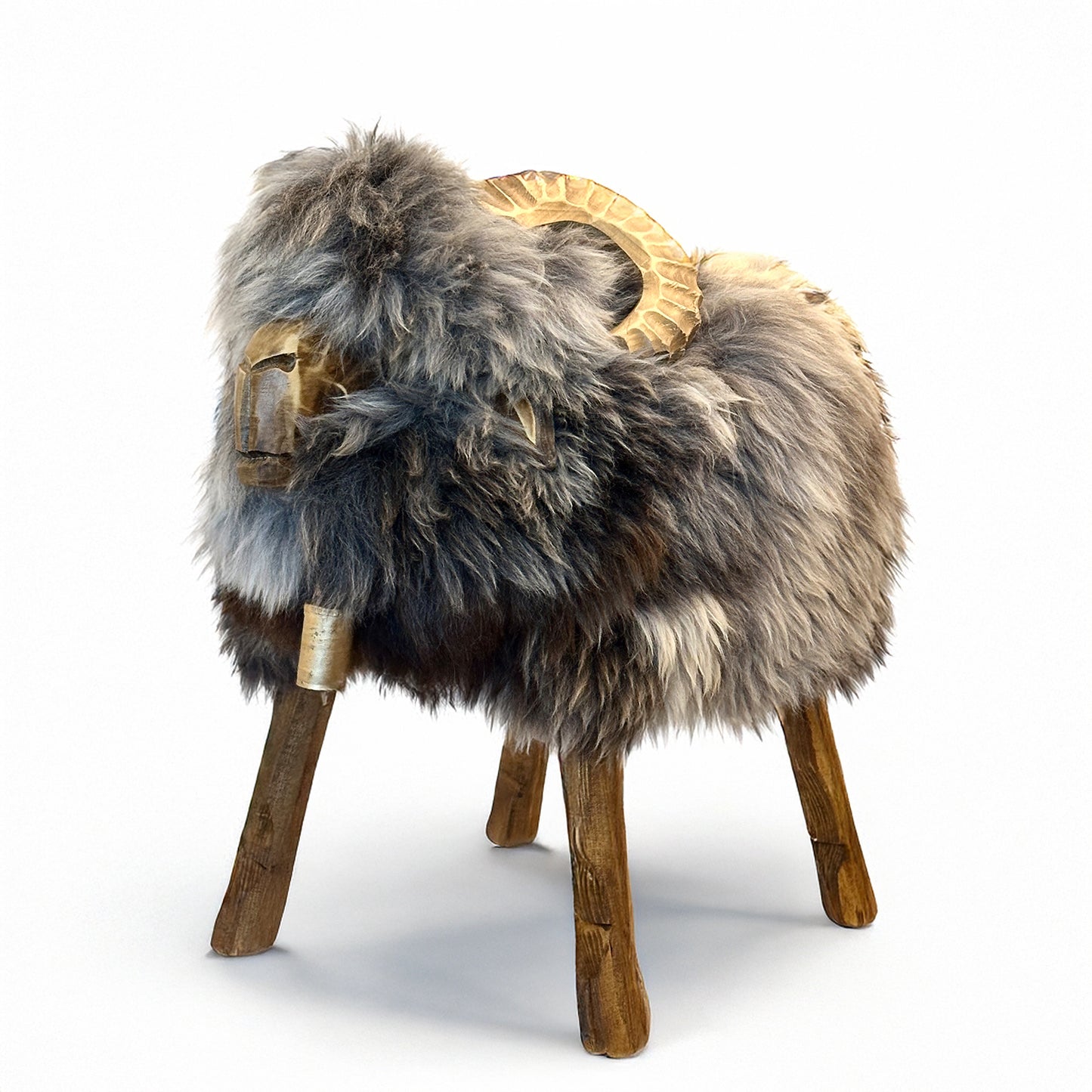 absolute unique piece | Sheep stool Mouflon Maurice | Designer chair