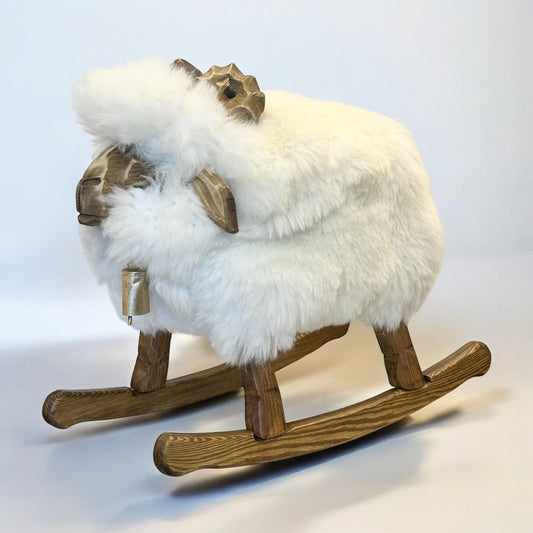 Sheep stool ➳ Ernie the rocking sheep ➳ polar bear white ➳ for children