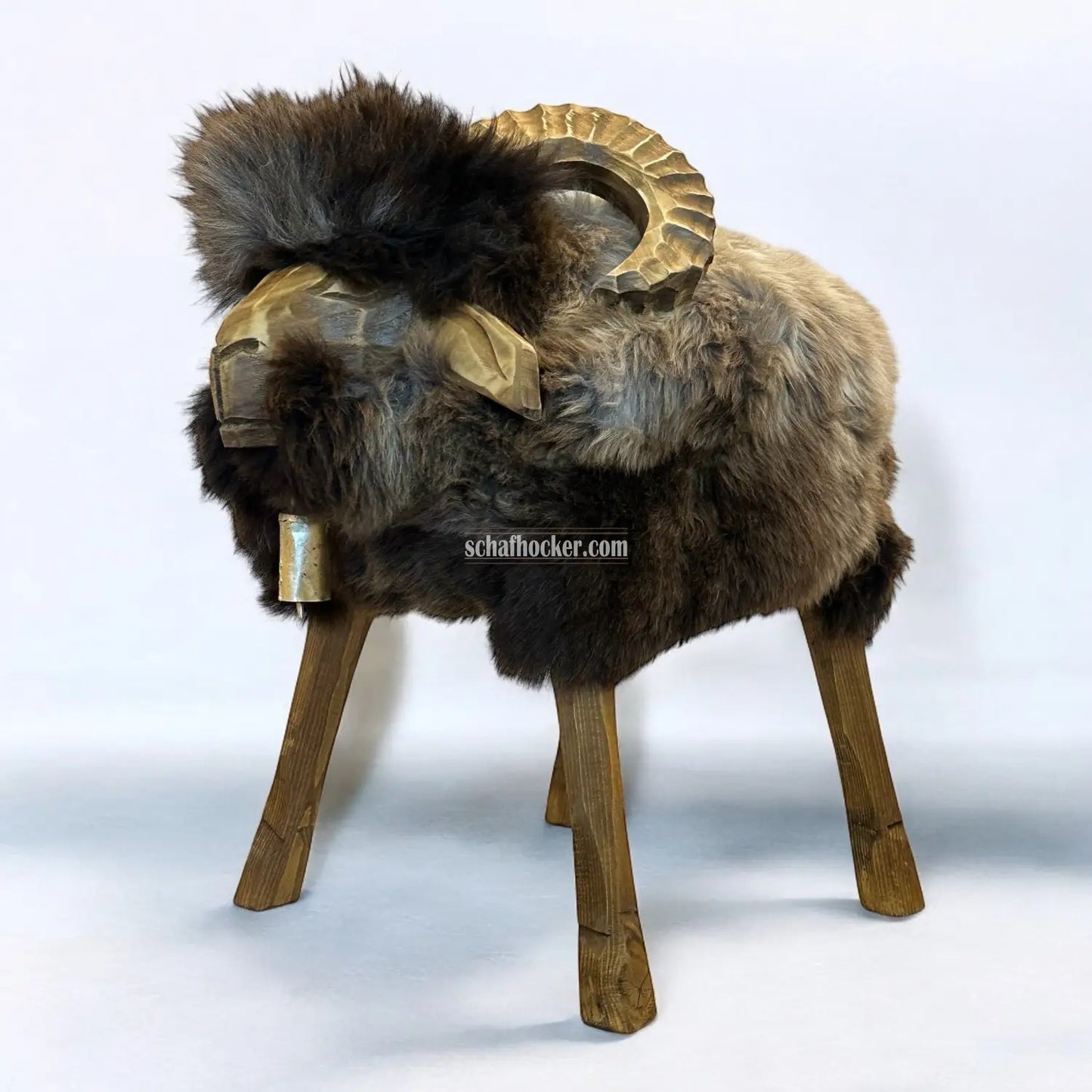 absolutes Einzelstück | Schafhocker Mufflon James | Designer Hocker Schaf Tierhocker Schafhocker Mufflon