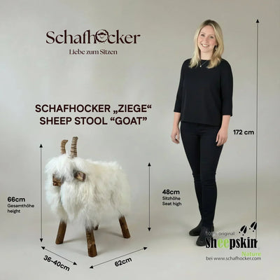 Premium Design Tierhocker Schafhocker »Enzo« die freche