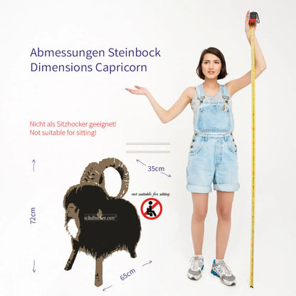 absolutes Einzelstück | Tierhocker 𓃵 Rocky Steinbock