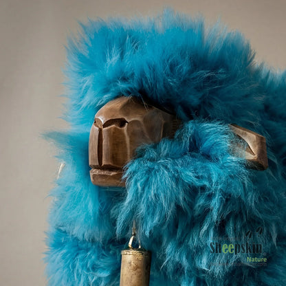 Designer Kinderhocker »Leano« der freche Bua türkis