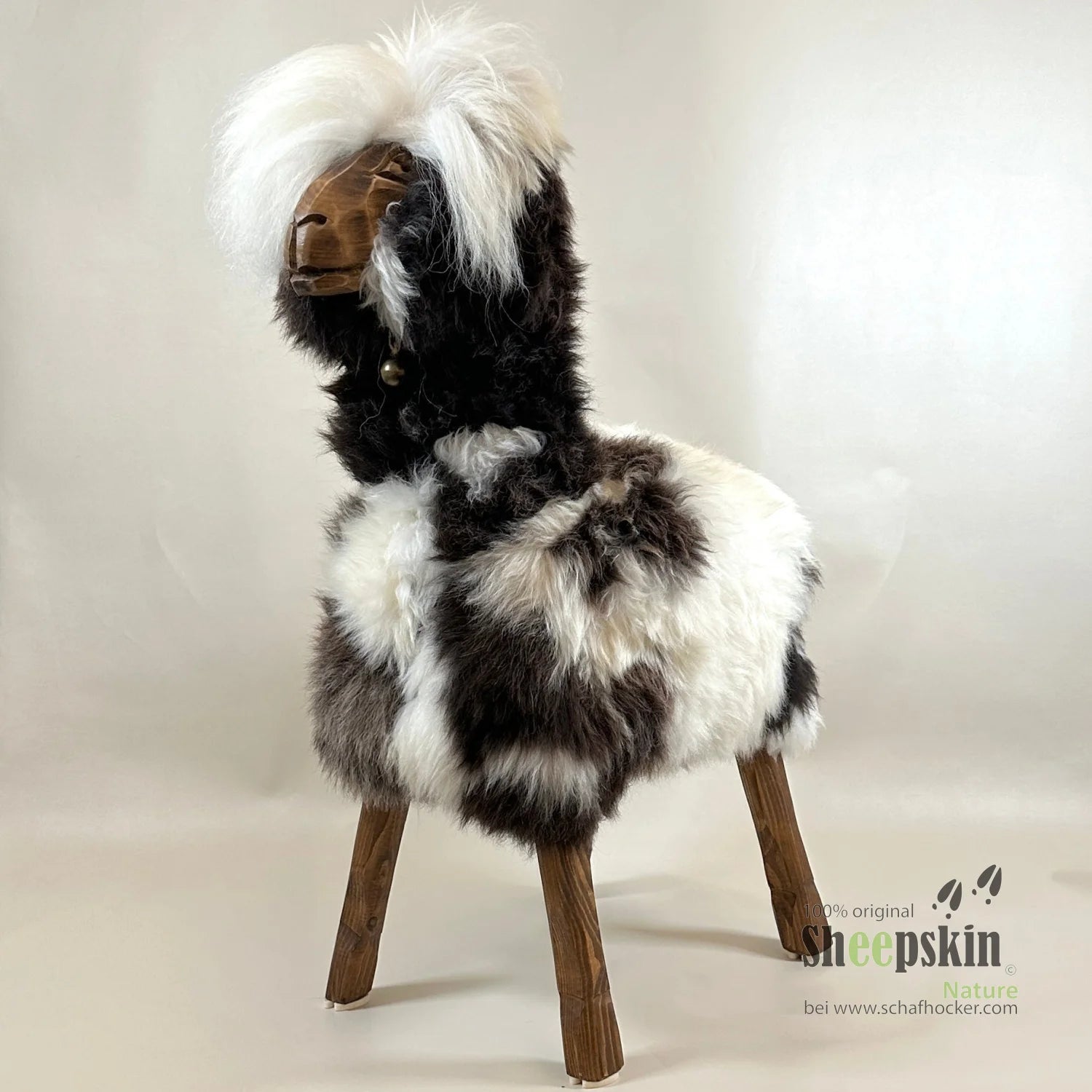 Designer Schafhocker Alpaka Helga Hocker Tierhocker