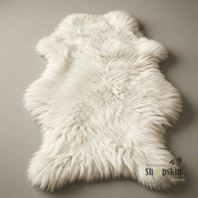Lammfell Sitzauflage großes Schaffell 110-120cm Fell