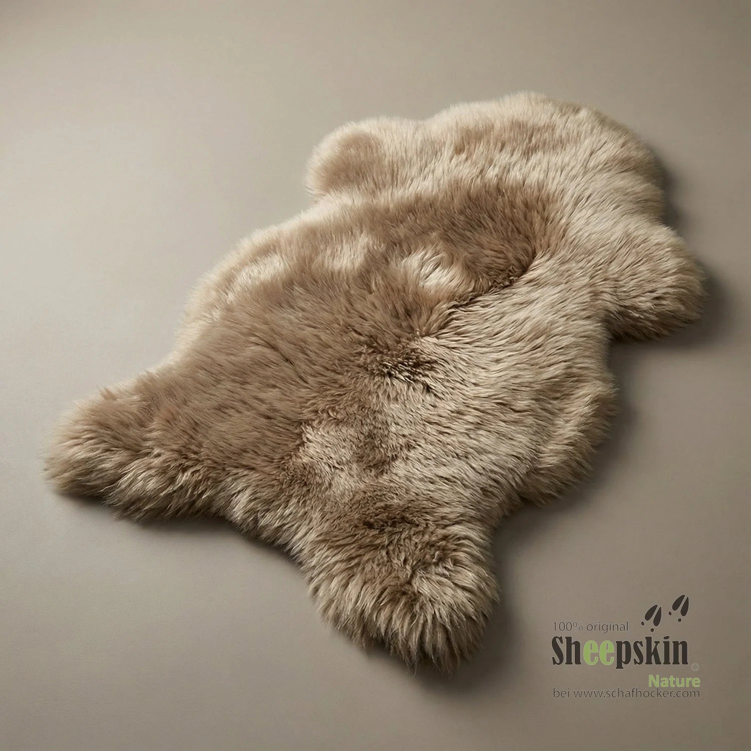 Lammfell Sitzauflage großes Schaffell 110-120cm Fell