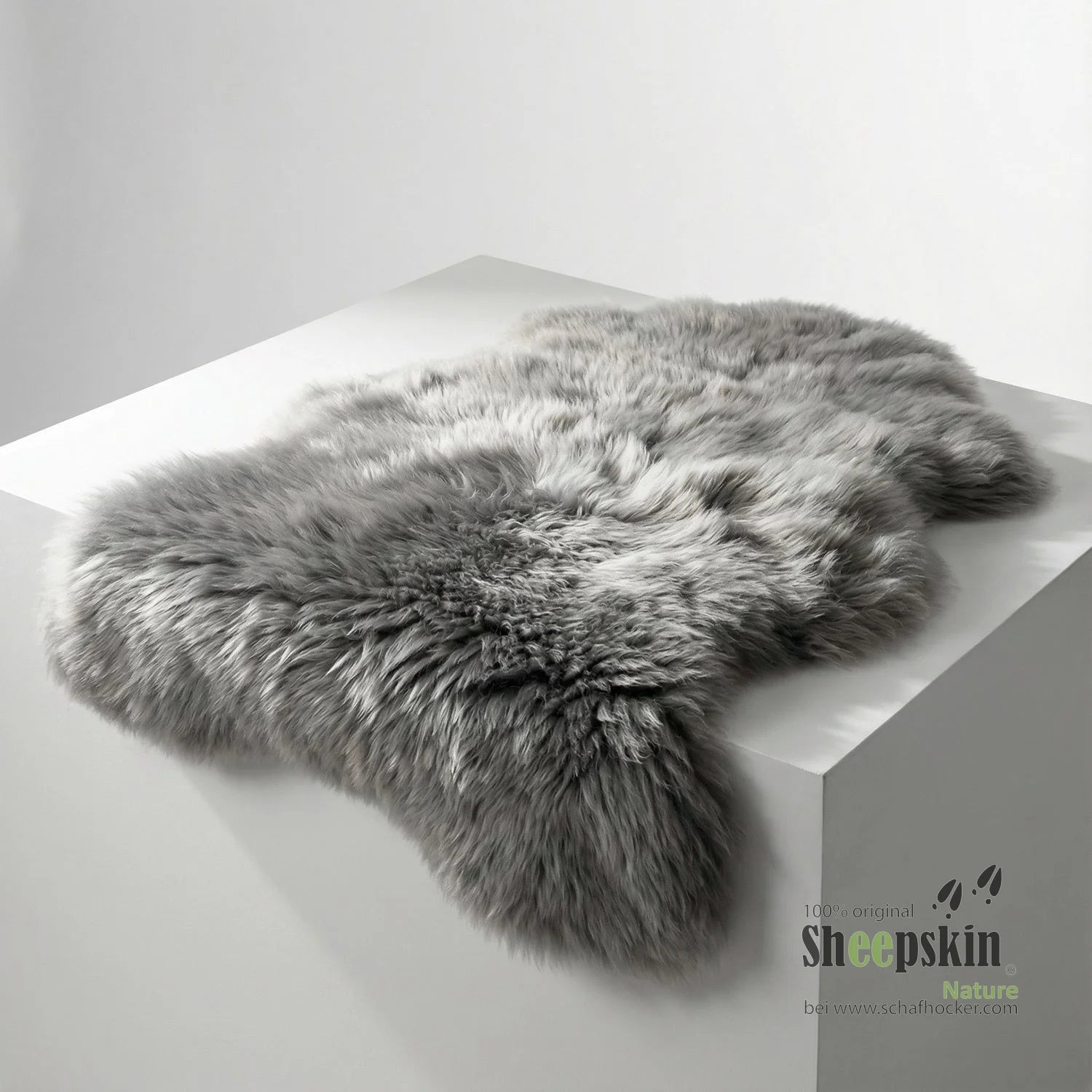 Lammfell Sitzauflage großes Schaffell 110-120cm Fell