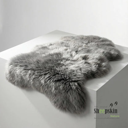 Lammfell Sitzauflage großes Schaffell 110-120cm Fell