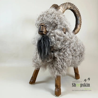 Premium Design Tierhocker ➤ Schafhocker absolutes