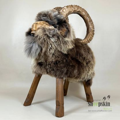 Premium Design Tierhocker ➤ Schafhocker 𓃵 Rocky der