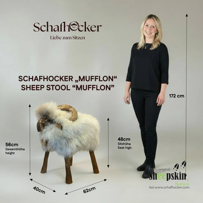 Premium Design Tierhocker Schafhocker »Hansi« das Mufflon