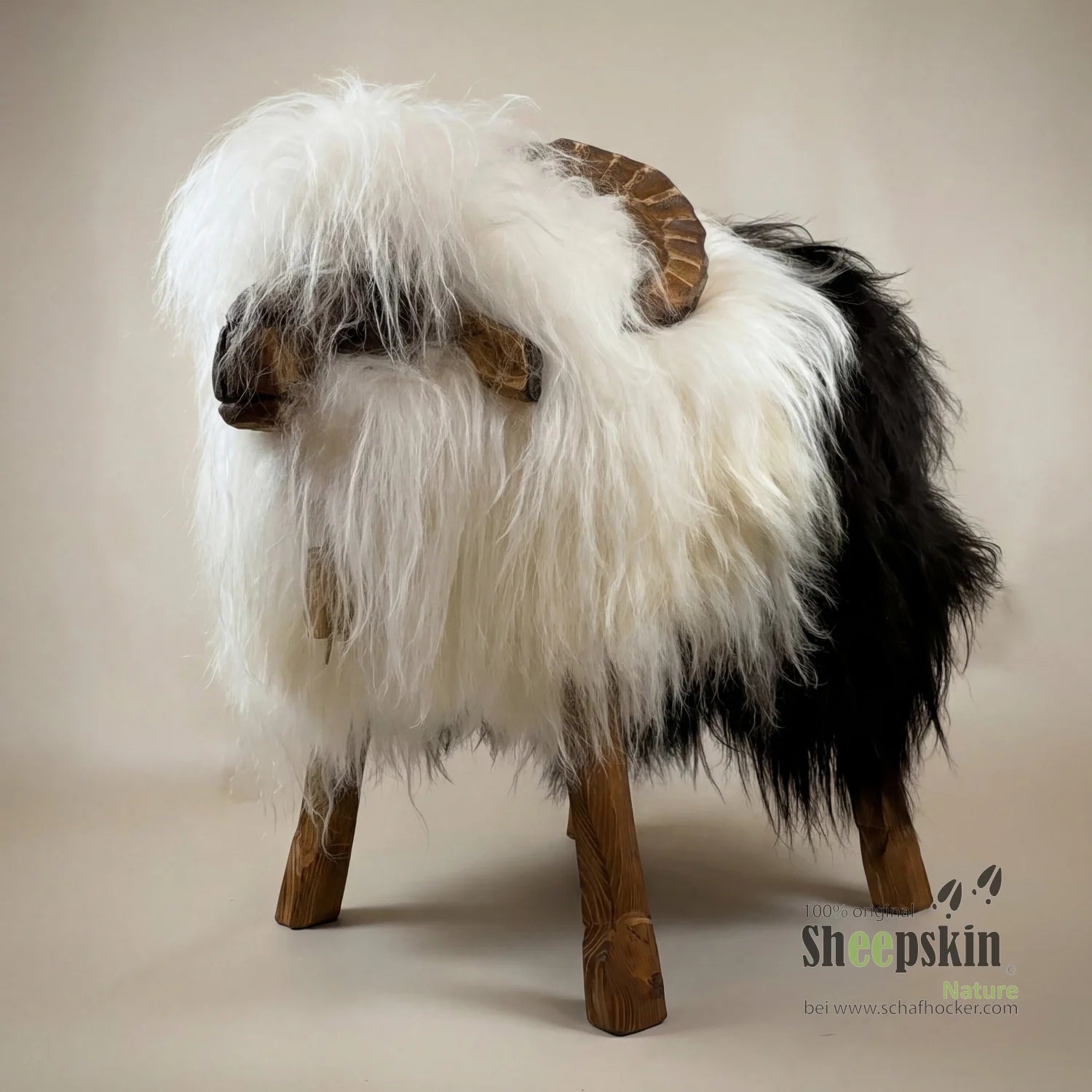 Premium Design Schafhocker Tierhocker Mufflon »Seppl«