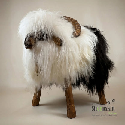 Premium Design Schafhocker Tierhocker Mufflon »Seppl«