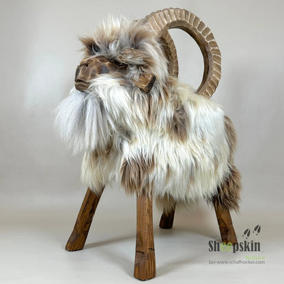 Premium Design Tierhocker ➤ Schafhocker 𓃵 Rocky der