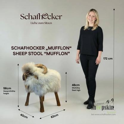 Premium Design Tierhocker Schafhocker »Hansi« das Mufflon