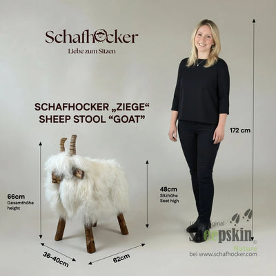 Premium Design Tierhocker Schafhocker Hocker »Gretl« die