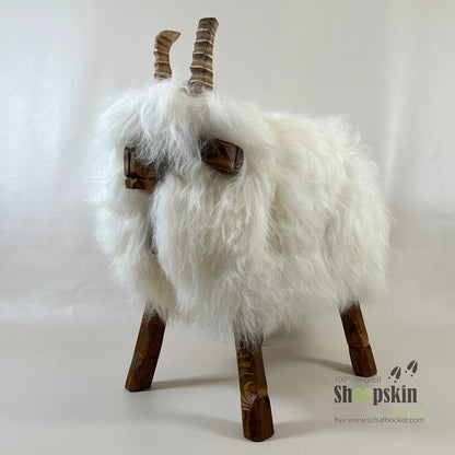 Premium Design Tierhocker ➤ Schafhocker Hocker 𓃶 ’Zenzi die