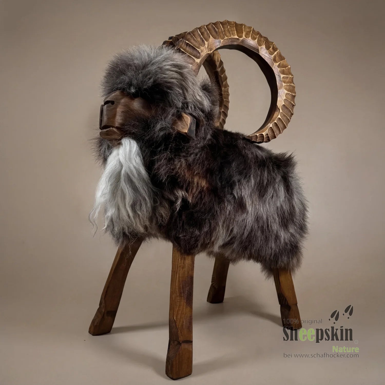 Premium Design Tierhocker Schafhocker »Kian« der Steinbock