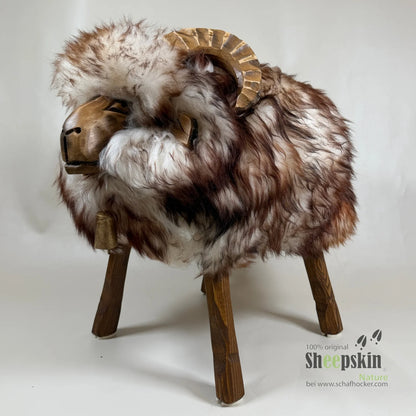 Premium Design Tierhocker ➤ Schafhocker Lorenzo das Mufflon