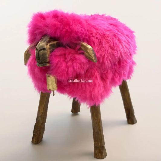 Schafhocker ➳ Mia das farbenfrohe Madl pink Designer