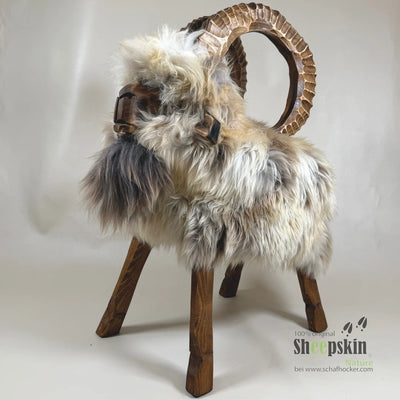 Premium Design Tierhocker ➤ Schafhocker 𓃵 Nelio der