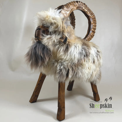Premium Design Tierhocker ➤ Schafhocker 𓃵 Nelio der