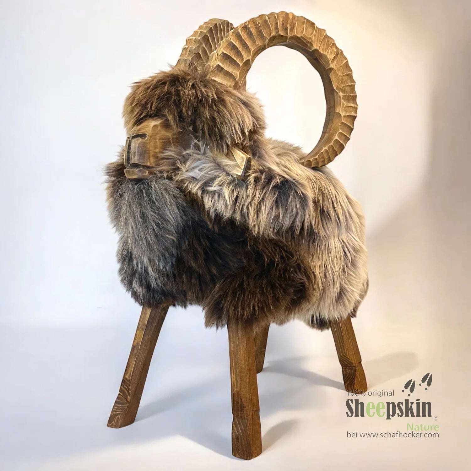 Premium Design Tierhocker ➤ Schafhocker𓃵 Rocky der