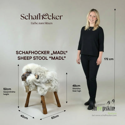 Premium Design Tierhocker Schafhocker »Tamia« das