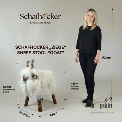 Premium Design Tierhocker Schafhocker »Wilma« die freche