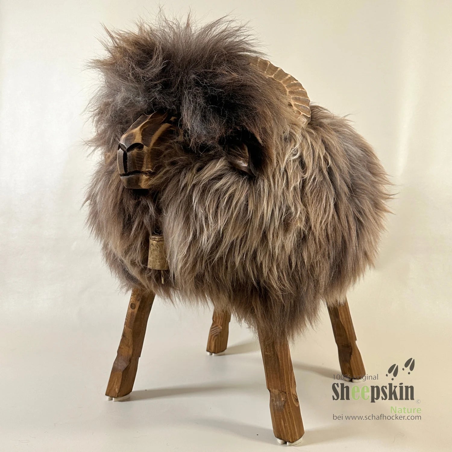 Premium Design Tierhocker ➤ Schafhocker Arthur das