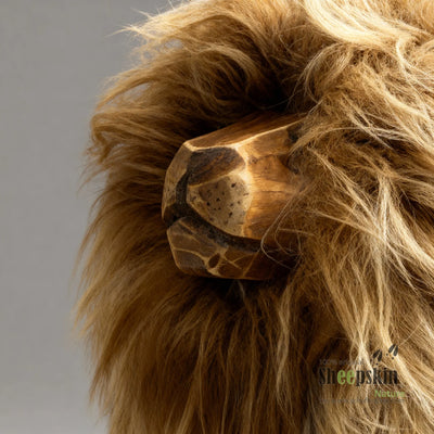 Premium Tierhocker Löwe Simba Designer Hocker Schafhocker